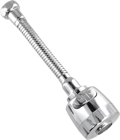 Kraankop Verlengstuk - Kraansproeier Keuken - Water Besparen - 360 Graden Draaibaar - 22/24mm - Chroom