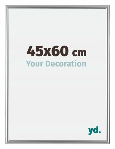 Your Decoration - Fotolijst 45x60 cm - Kunststof - Zilver - Bordeaux
