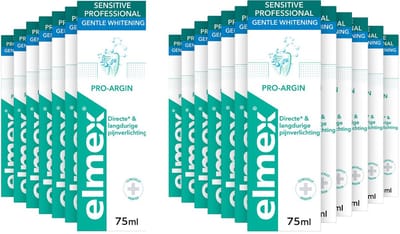 Elmex Tandpasta - Sensitive Professional Gentle Whitening - Voordeelverpakking 18 x 75 ml