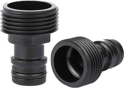 Tuinslang Koppelingen voor Waterkraan - G1/2 Mannetje, Adapter voor Tuinslang - Set van 2, Ideaal voor Tuinieren en Besproeien