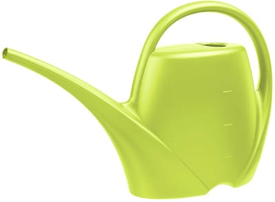 Gieter voor kamerplanten, 1,7 l, bloemgieter van hoogwaardige kunststof, handige gieter voor binnen, ideaal voor irrigatie van kamerplanten, groen