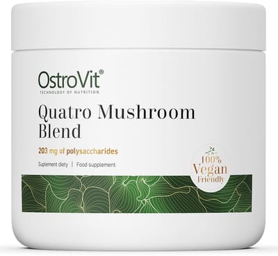 Supplementen - OstroVit Quatro Paddenstoelenmix VEGE 100 g naturel - 100 g