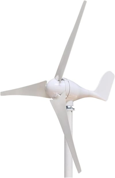 Kleine Windturbine - Energie Generator - Extra Energie - Lage Windsnelheid Start - 200 Watt - Grijs
