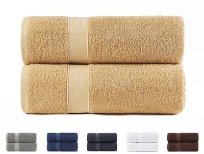 Dailygoods- Douchehanddoeken 100% Katoen - Extra Zacht - Zeer Absorberend - Sneldrogend - 70 x 140 cm - 550 g/m² - Handdoeken