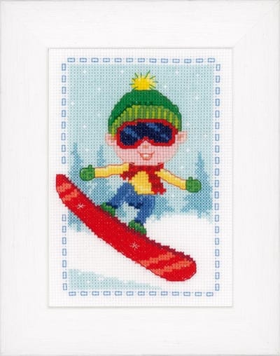 Telpakket kit Snowboarder - Vervaco - PN-0147937