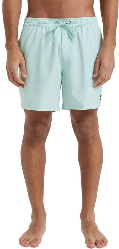 Quiksilver Surfsilk Straight Heren Zwemshort Eqyjv04107-gbd1 - Kleur Groen - Maat S