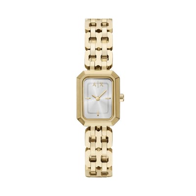 Armani Exchange AX5811 Dames Horloge 27mm - Goudkleurig
