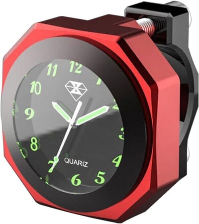 Waterdicht Motorhorloge 22mm & 28mm - RVS Wijzerplaat voor Cabrio Motorfiets