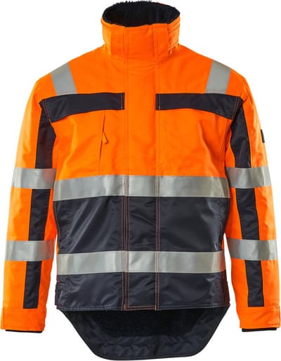 Mascot Safe Compete Winterjas 07223-880 - hi-vis oranje/marine - 2XL