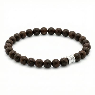 STEEL & BARNETT - Kralenarmband Heren - Essential - Matte Bronziet - Maat M