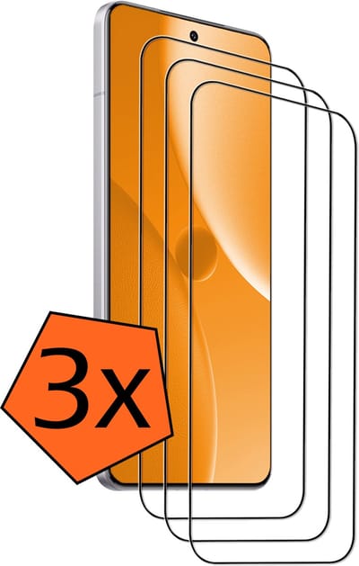 Screenprotector - 3 Stuks - Geschikt voor Xiaomi 15 Ultra - Full Cover - Gehard Glas - Beschermglas - Tempered Glass - Screen Protector