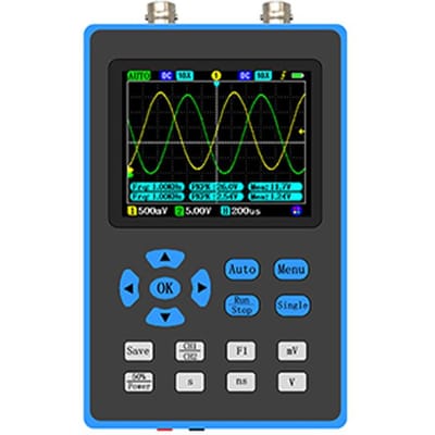 DSO2512G 120M Bandbreedte Draagbare Handheld Dual Channel Oscilloscoop 2.8 Inch Display 10mV Minimaal veelkleurig