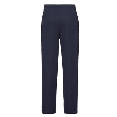 Fruit of the Loom Lichtgewicht open zoom joggingbroek voor volwassenen (Deep Navy)