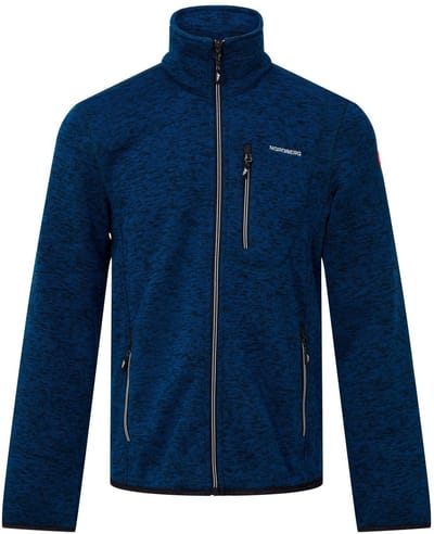Nordberg Benjamin Fleece Vest - Heren - Petrol melange - Maat 4XL