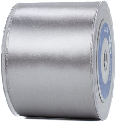 Breed openingslint van 7 cm x 25 meter zilver - lint voor opening