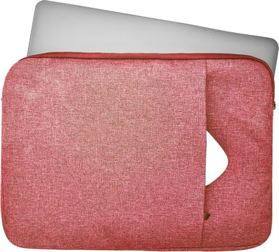Lunso - Stijlvolle zachte neopreen sleeve hoes 13 inch - Roze
