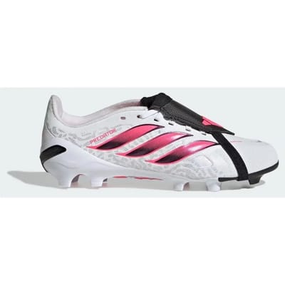 Adidas Performance Predator League Fold-Over Tongue Firm Ground Voetbalschoenen Kids - Kinderen - Wit