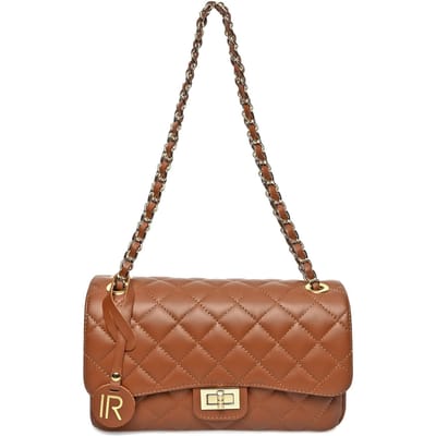 Isabella Rhea Brown Rundleer Tas