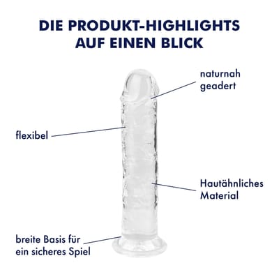 EIS natuurlijke dildo met zuignap (maat M - 19 cm)