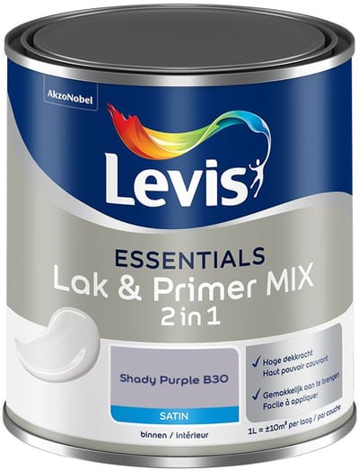Levis - Essentials Lak & Primer Mix - Shady Purple B30 - Mengverf - 1 L