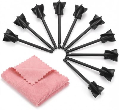 Hars Mengstokken - Roerstaafjes Set - Harsen Mengen - Snel en Gelijkmatig - 10 Stuks - Zwart