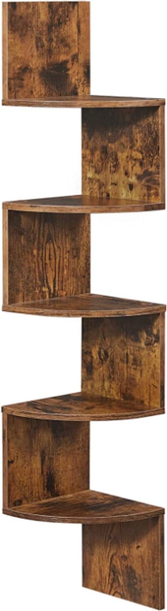 VASAGLE WsAj Home wandplank , zwevende plank, voor keuken, slaapkamer, woonkamer, studeerkamer, kantoor, donkerbruin LBC20BX