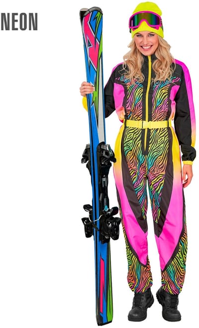 Fout ski pak snowboarder zebra multi