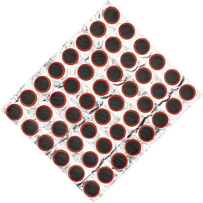 Dailygoods- Bandenplakset 48 Stuks - Snelle Reparatie - Duurzaam Rubber - Geschikt voor Mountainbike/Racefiets - Zelfklevende Patches - Betrouwbare Reparatie - Bandenreparatie