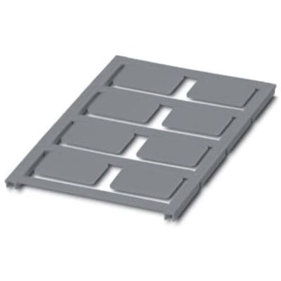 Phoenix Contact 0825447 UC-EMP (27X18) SR Apparaatmarkering Montagemethode: Vastklemmen Markeringsvlak: 27 x 18 mm Zilver Aantal markeringen: 80 10...