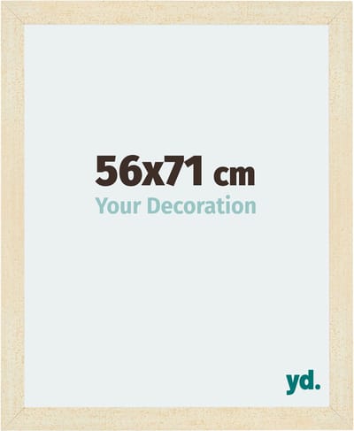 Your Decoration - Fotolijst 56x71 cm - MDF - Zand Geveegd - Mura