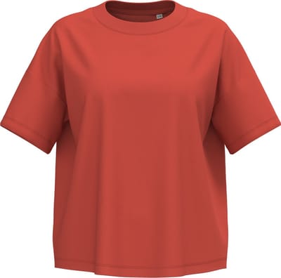Native Spirit Ecologisch oversized dames-T-shirt NS313 - Paprika - S/M