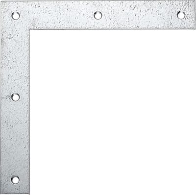 Hoekverbinder Staal - Versteviging Plaat - Houtverbindingen Maken - Sendzimir Verzinkt - 200x200x30 mm
