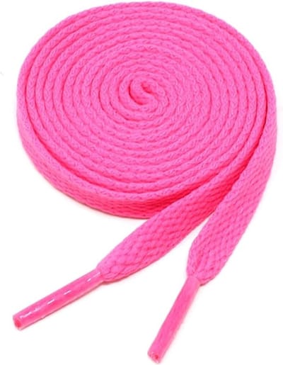 Ecorare® - Schoenveters fuchsia 100 cm - plat - veters 100cm