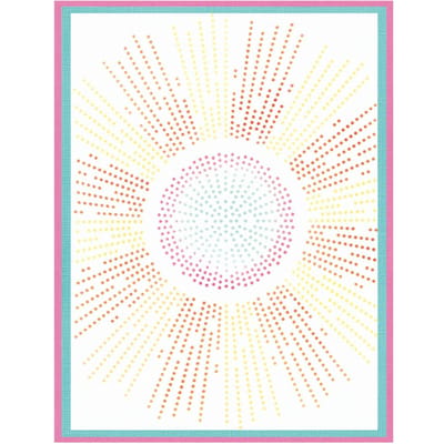 Sizzix A6 Stencil "Cosmopolitan - Shine Bright by Stacey Park"