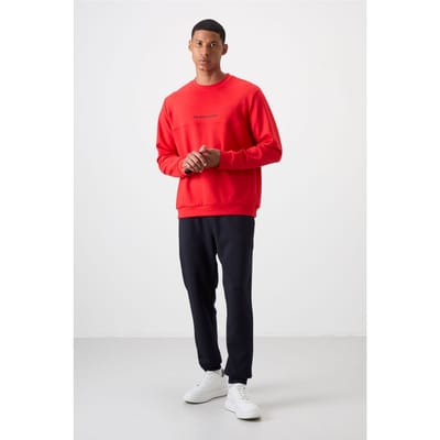 Bedrukt Fleece Sweater- en Broekset