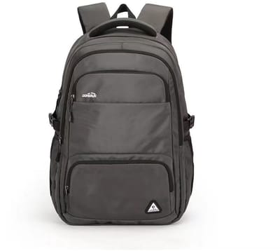 TK-S Rugzak, Grijs en Ruim, 37 Liter, 17,3 inch laptop, drankflesvak. (51x35x21cm)