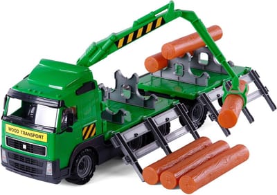 Cavallino Toys Cavallino Volvo Timber Transport Truck with Trailer