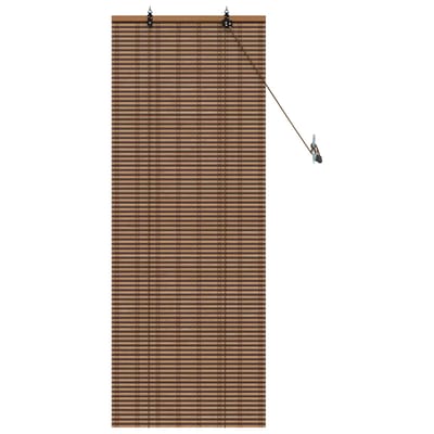 vidaXL - Rolgordijn - Bruin - 40 - x - 160 - cm - Bamboe