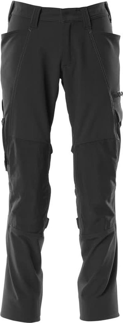 Mascot Accelerate Broek met kniezakken 18179-511 - Zwart - C46 - 76