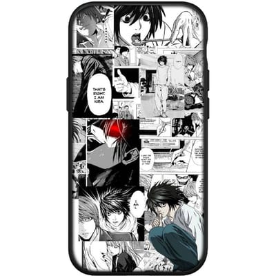 Hoesje voor iPhone 16 15 14 Xiaomi Redmi Note 13 12 11 Pro Max X 10 8 9 XR Samsung Galaxy S24 S23 A05 OPPO Huawei Death Note L Mello Lawliet Telefoonhoesje for Samsung Galaxy S24 aero