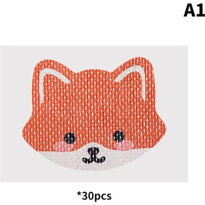 30 stuks Kinder Anti-Snurk Stickers Cartoon Slaap Mond-Gesloten Pleister Ademhaling Correctie Orthose Tape voor Kinderen