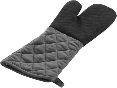 Baking Glove Neoprene Katoen Zwart - Antislip Warmtebestendige Ovenwant voor Keuken en Kookaccessoires