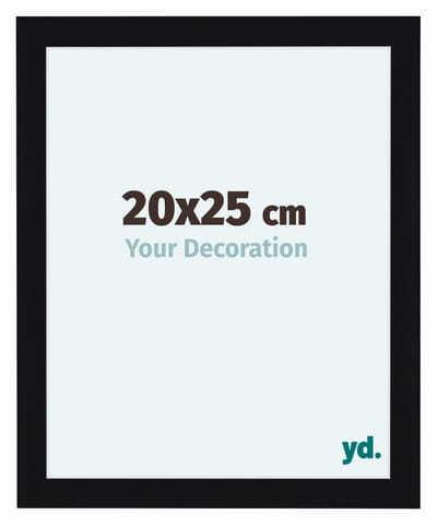 Your Decoration - Fotolijst 20x25 cm - MDF - Zwart Hoogglans - Como