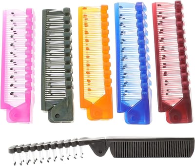 Vouwkammen - Reis Kammen Pocket Kammen - Haar Ontwarren Stylen - Compact Draagbaar Ontwerp - 20 stuks - Willekeurige Kleur