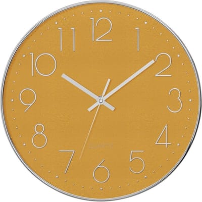 Atmosphera Stille wandklok voor de slaapkamer, klok met stil mechanisme, Ø 30 cm