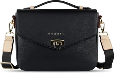bugatti Schoudertas Ella Classic Bag Black Zwart