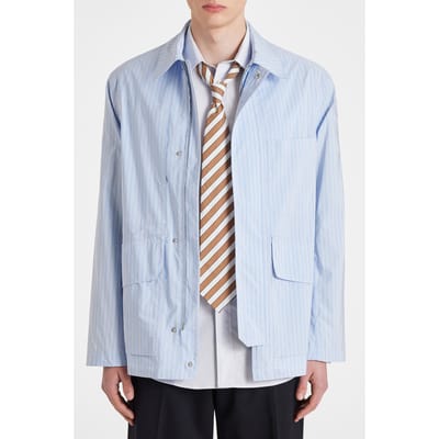 Paul Smith Mens Patch Pocket Jacket Light Blue Size: S | Light Jackets Outlet | Heren | Blauw