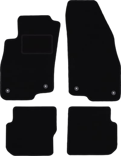 Zwarte veloursmatten voor: Alfa Romeo Mito hatchback (2008-2019)