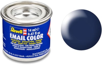 Revell Hobbyverf Enamel verf - #350 Dark Blue - Lufthansa - Satin - RAL5013 - Enamel - Verf potje - 14 ml