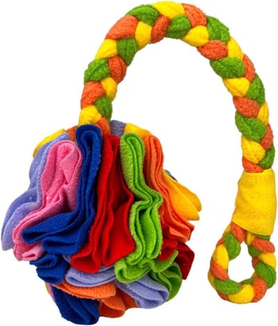 Snuffelbal voor honden - Voedselverkoopspel Behandelbal - Honden Trainen - Stimuleert Natuurlijke Instincten - 7.2 x 4.2 x 0.1 cm